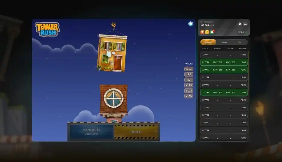 Tower Rush Bonus Features