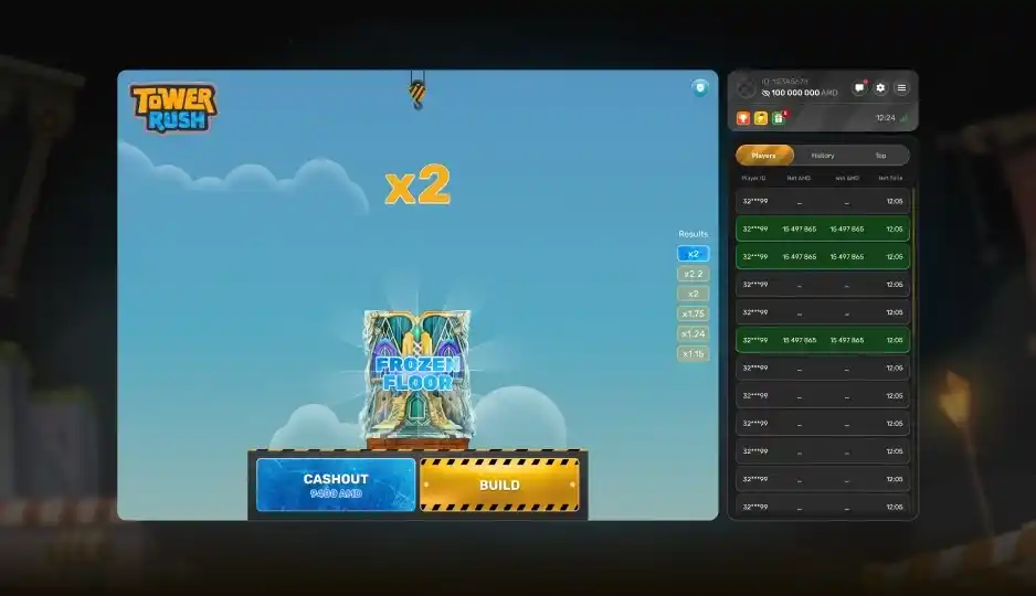 Play Tower Rush for Real Money